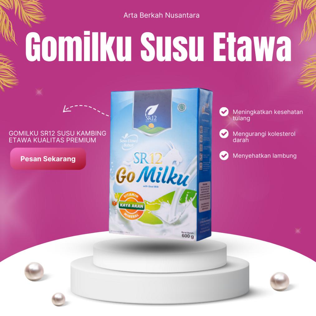 

Susu Kambing Etawa Halal Premium Gomilku SR12 Bubuk Serbuk BPOM Penurun Kolesterol Kolestrol Pelancar Asi Penambah Berat Badan Asli Original