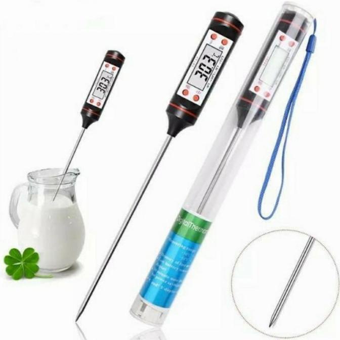 Alat Pengatur Suhu Bubur Parrot - Termometer Air Panas Stainless