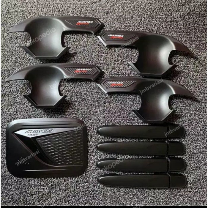 paket outer handle pintu tank cover all new avanza hitam