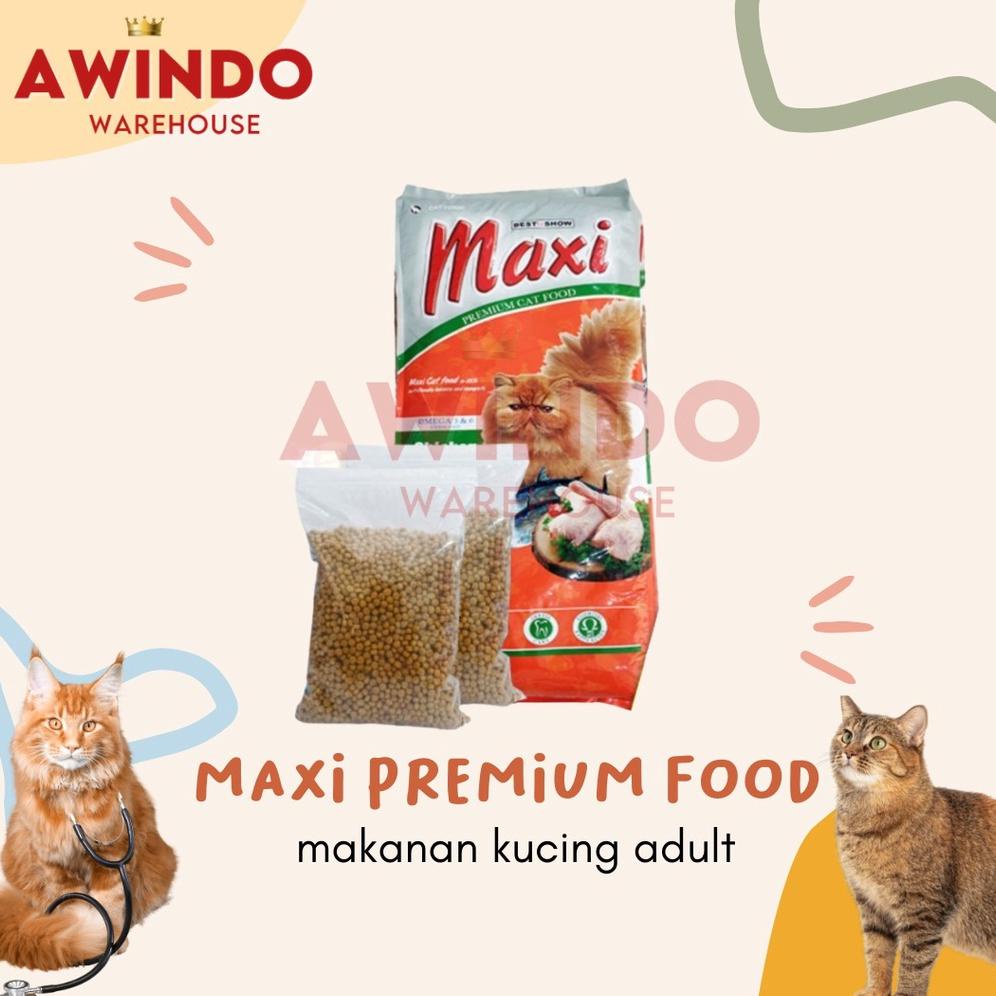 MAXI CAT FOOD - Makanan Pakan Kucing Kering Premium Maxi Adult Kitten