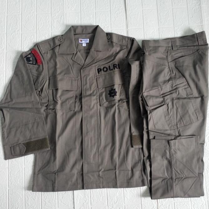 Seragam PDL Hijau Tactical Jatah Brimob GM