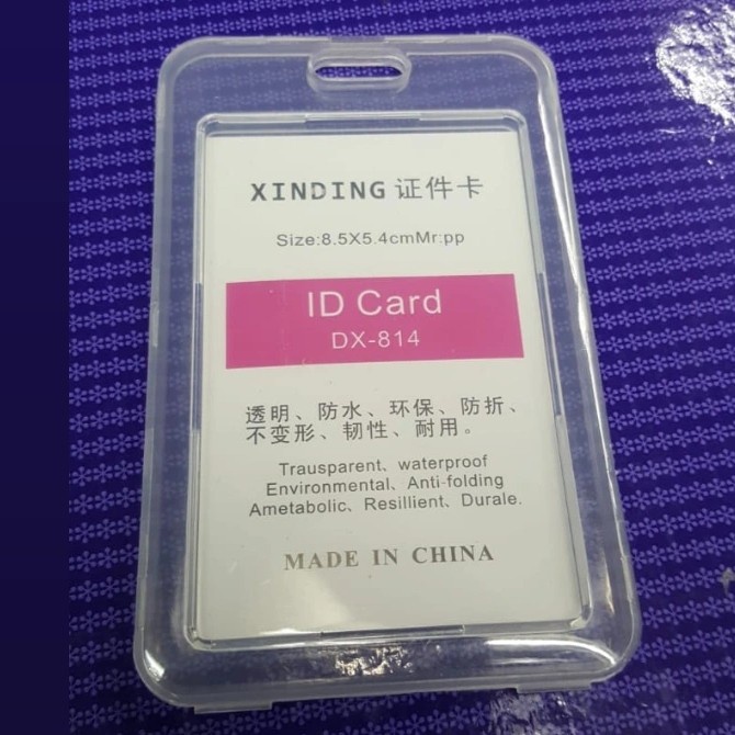 

1pcs casing id card holder transparan / tempat kartu id card holder