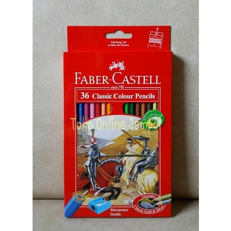 

ATK0080FC 36 warna Classic Colour Pensil Warna Faber Castell 115856 TK