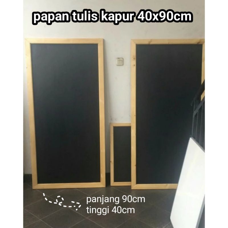 

Banget! Papan Tulis Kapur 90X40Cm, Papan Tulis Blaboard Jati Belanda