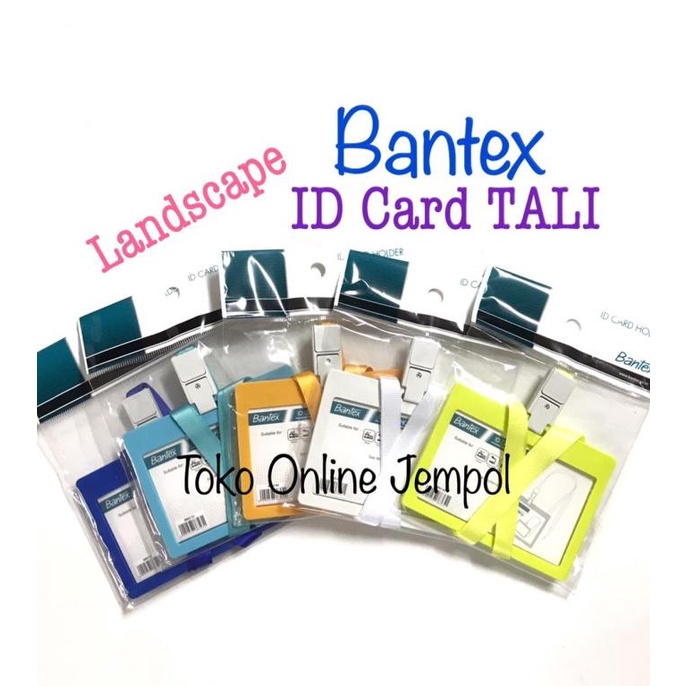 

ID Card TALI Landscape Tempat Kartu Pengenal Name Tag Bantex ATK1216BX