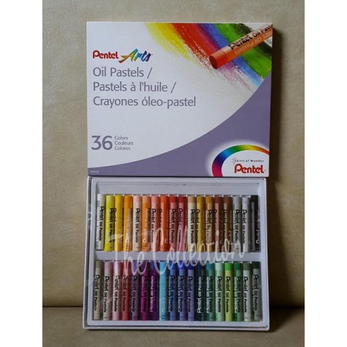 

ATK0318PT 36 warna PENTEL PHN 36 Oil Pastel arts crayones krayon draw