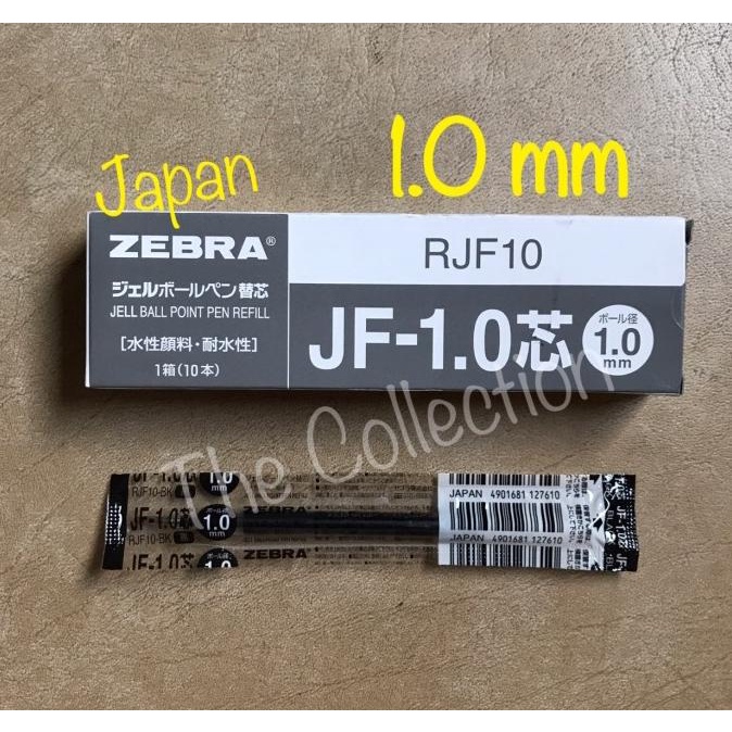 

ATK432SR RJF10-BK HITAM 1.0 mm isi pen sarasa refill zebra JF 1,0 BLAC