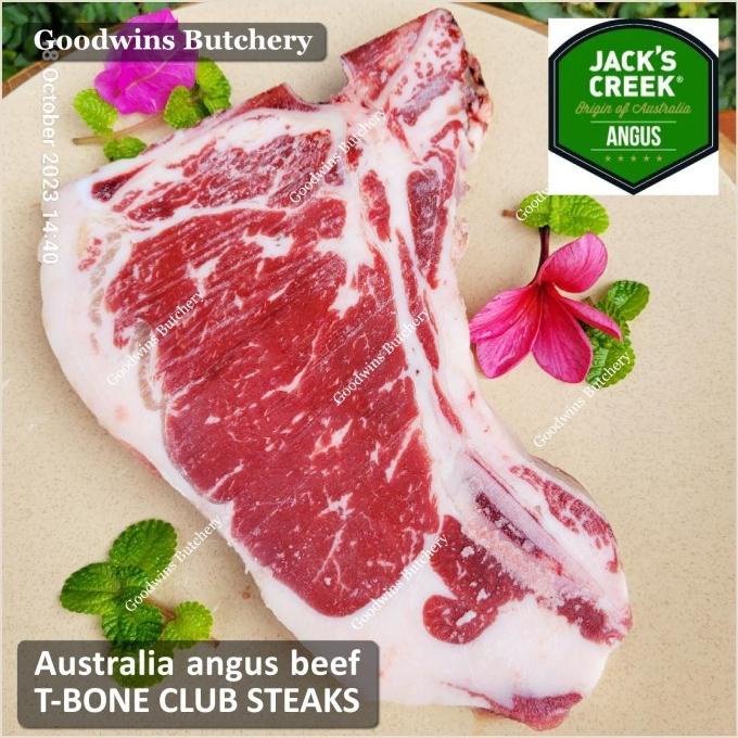 

T Bone Club Steak Porterhouse Australia Beef Angus Steer Promo Purwinata