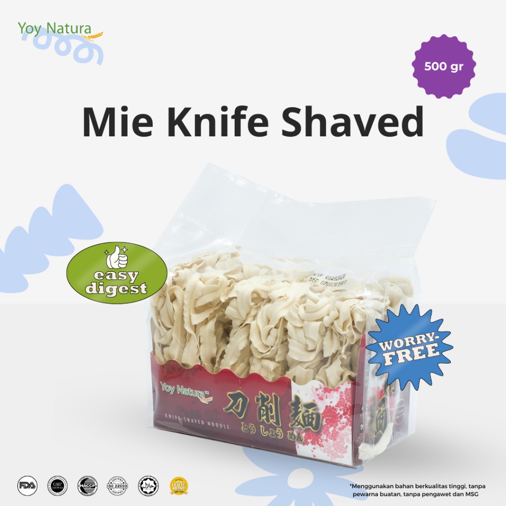

Yoy Natura E Kering (Knife Shaved Noodle ) 500G