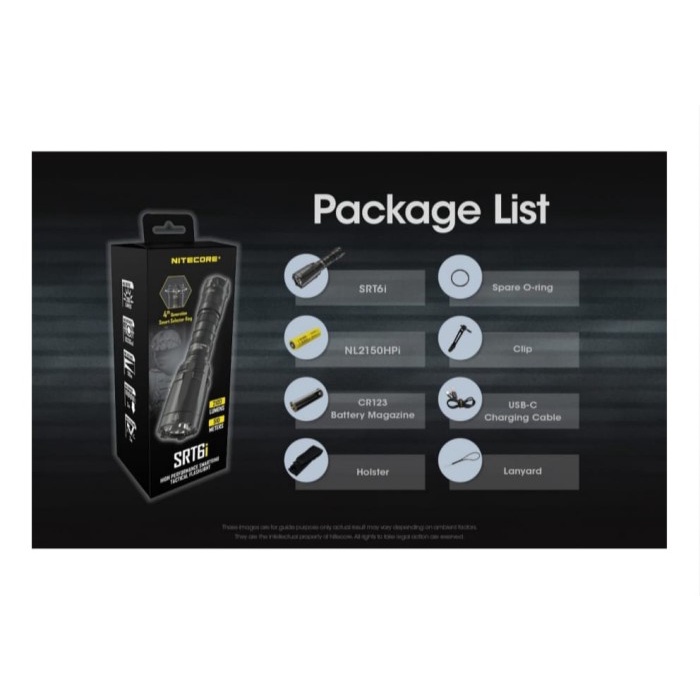 ✨Original Senter Nitecore Srt6I 2100 Lumens Diskon