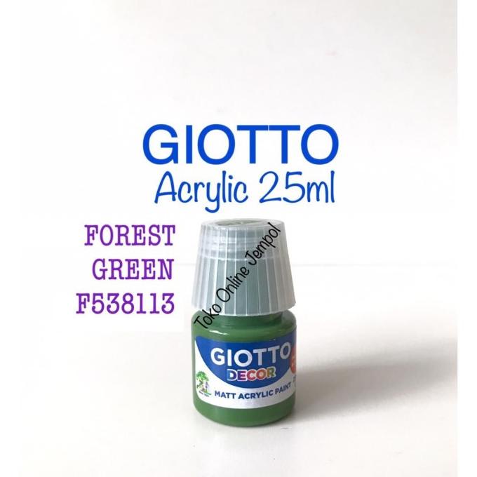 

25ml FOREST GREEN Cat Acrylic Giotto 538113 Akrilik satuan ATK0967GT