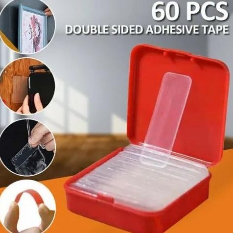 

mini sticker double side tape isi 60pcs - double adhesive tape