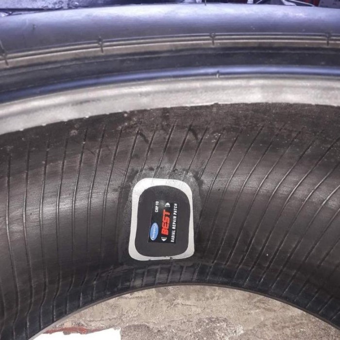 Crp 10 - Bestpatch - Karet Tambal Tip Top Tubeless Crp 10 4Pc + Lem