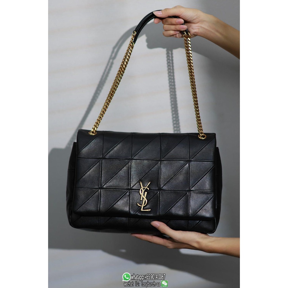 Large YSL jamie underarm flap baguette convertible shoulder commuter messenger bag authentic quality