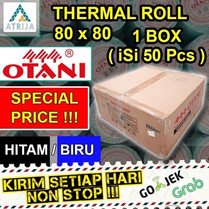 

Promo Thermal Roll Otani 80X80 1 Box (50 Roll)