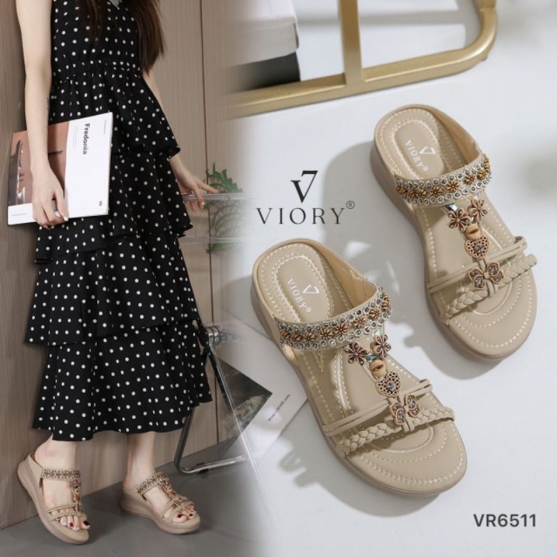 Viory Wedges Sandal Shoes #Vr6511