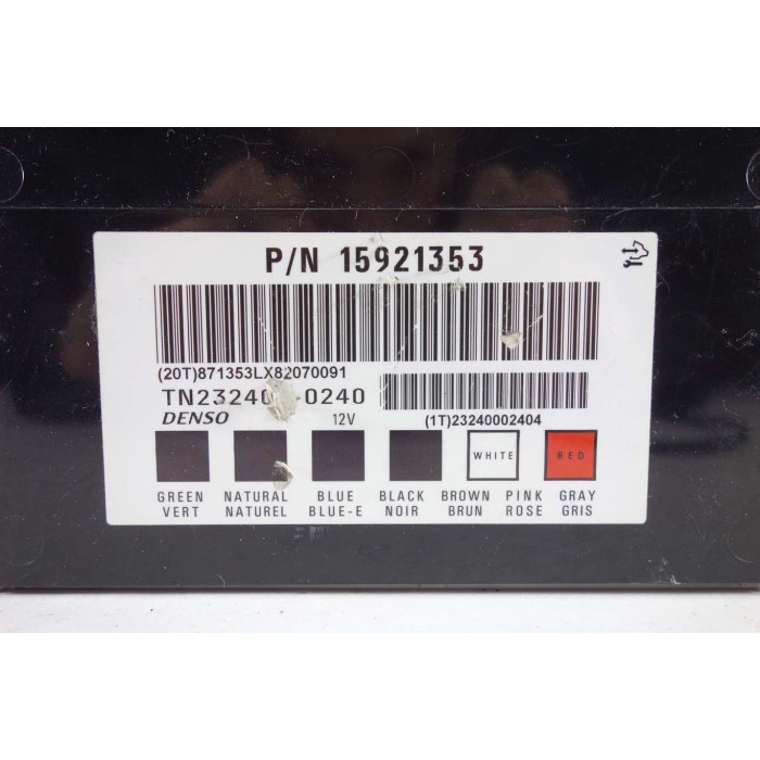 Bcm-Body Control Module Chverolet Captiva Diesel Nfl Kode Hv043