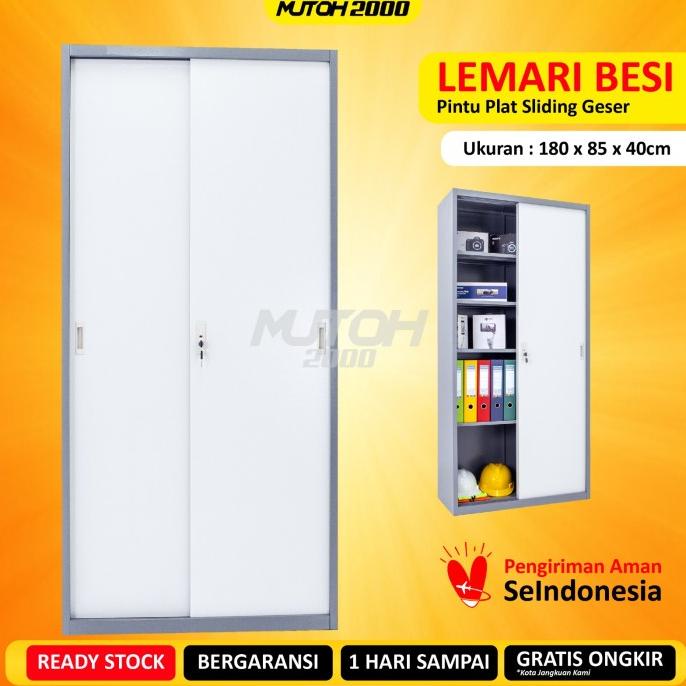 

Lemari Arsip Lemari Besi Filling Cabinet Pintu Plat Sliding Geser Limited Edition