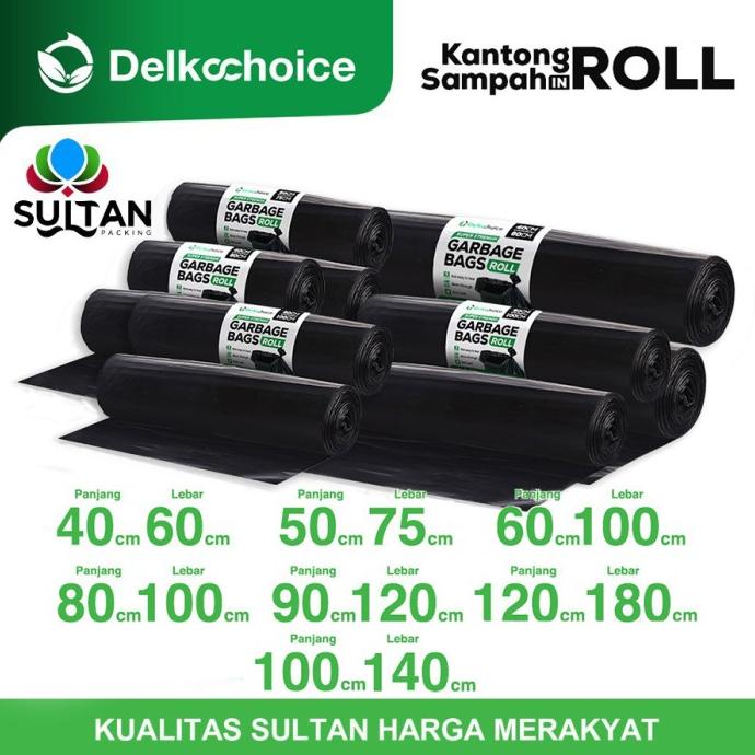 Kantong Plastik Sampah In Roll Premium Delkochoice