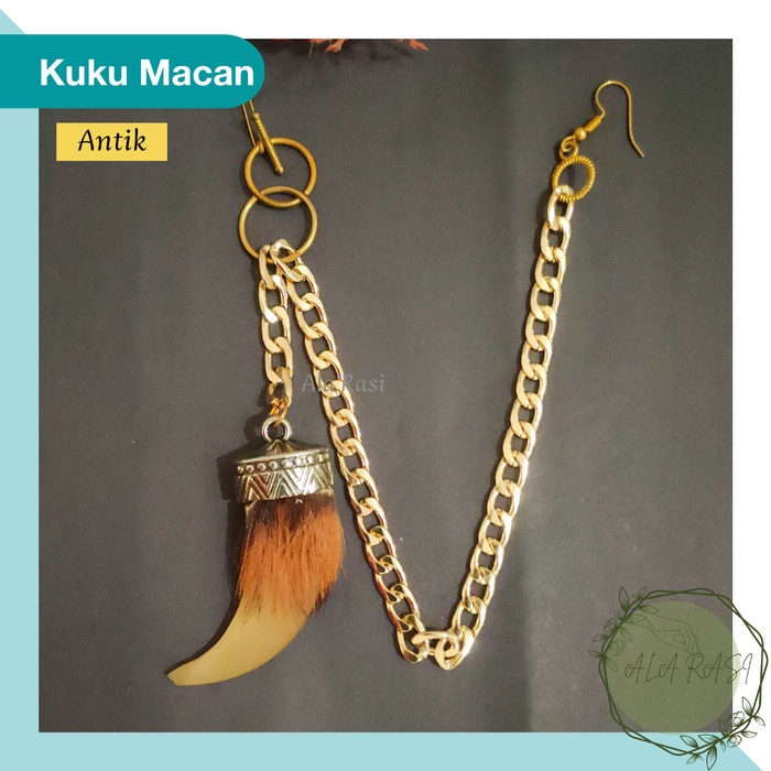 [COD] Rantai Kuku Macan Asli Antik Aksesoris Tradisional Pakaian Adat Diskon