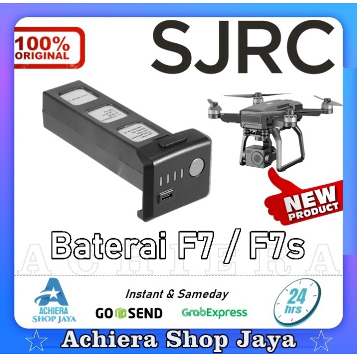 Battery Drone Sjrc F7 F7S 4K Pro Original 11.1V 2600Mah Baterai