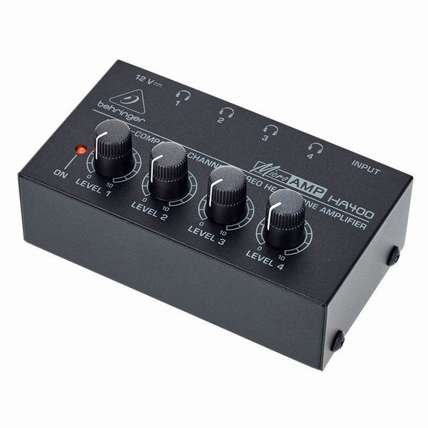 Behringer HA400 Ultra Compact 4 Channel Headphone Amplifier