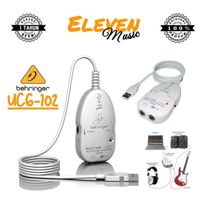 Behringer Guitar Link UCG102 USB Audio Interface