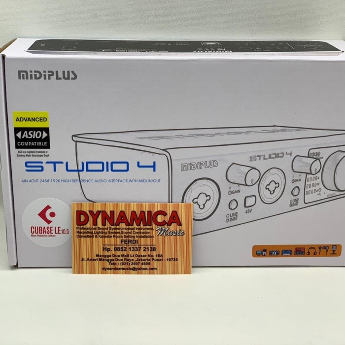 Soundcard Midiplus studio 4 24bit/192kHz 4 channel