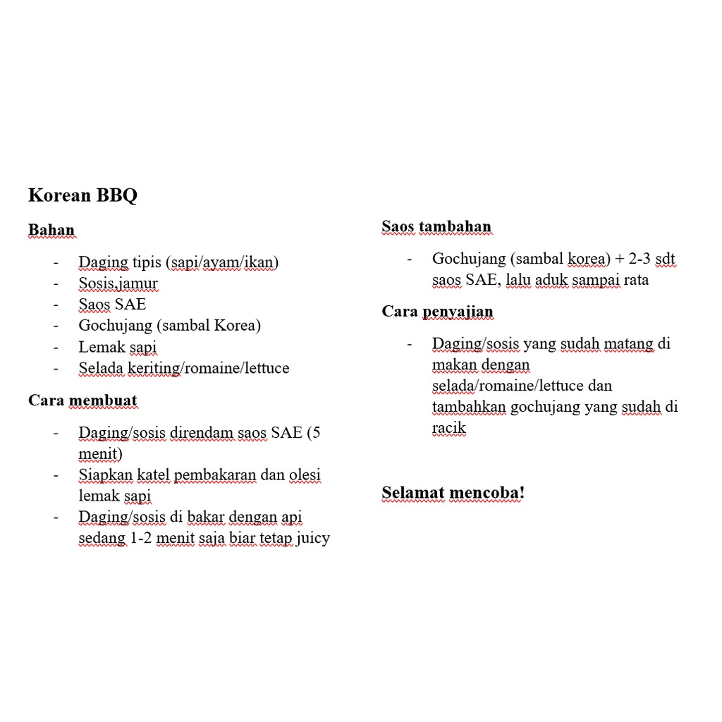 

Saos Serbaguna Korean Bbq Yakiniku Sae 500Ml Halal (Home Made)