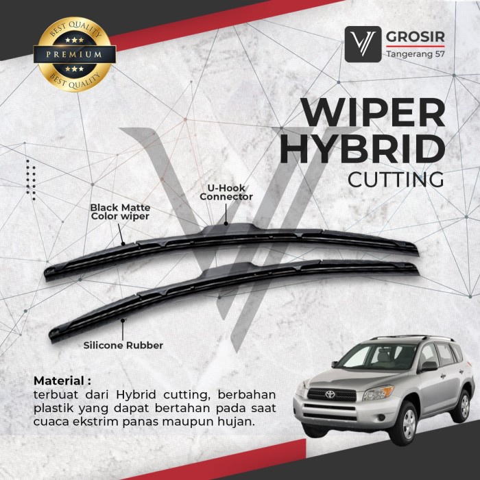 Wiper Toyota Rav 4 Rav4 2006-2012 Hybrid 2 Pcs Best