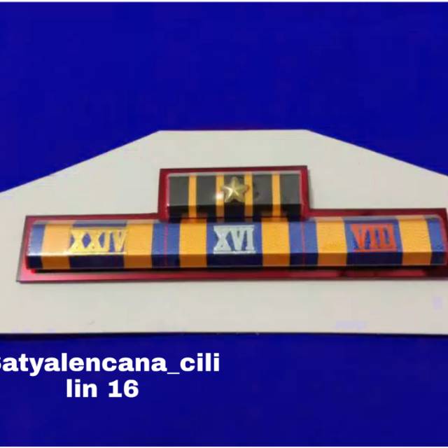 Satya Lencana Polri Bintang Nararya 24 16 8 Tahun Polri Prisma Pita Polri