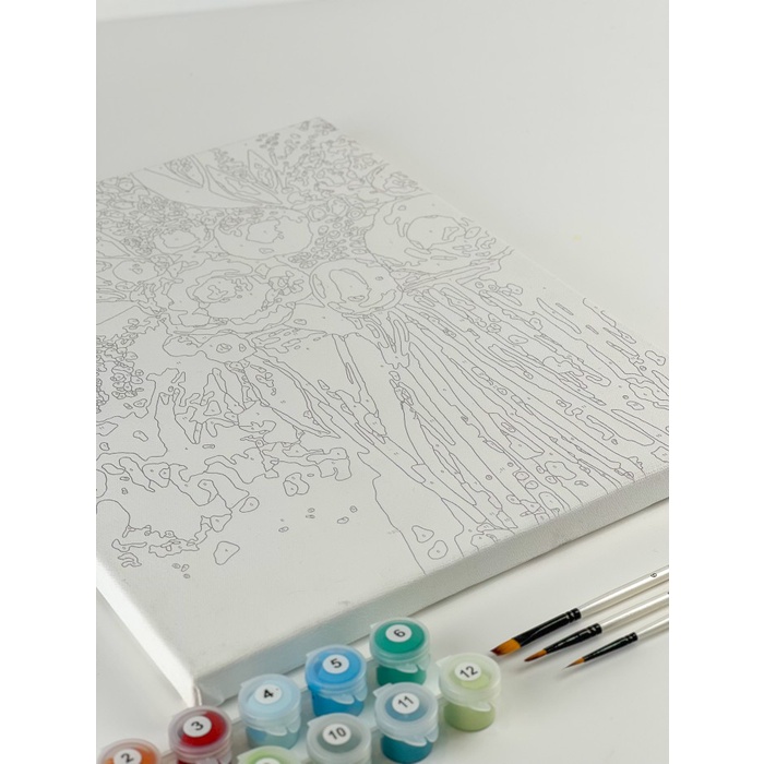 

BARTEGA PAINT BY NUMBER - JAR OF BLOOMS ORIGINAL TERBARU