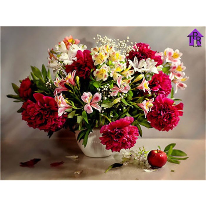 

Diy - Set Melukis / Paint By Number Kit - Flower 40X50Cm. Part-8