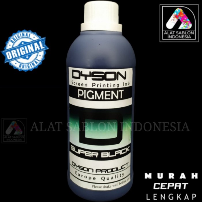 

Biang Warna Sablon Hitam Pigmen Black Dyson 500Gr