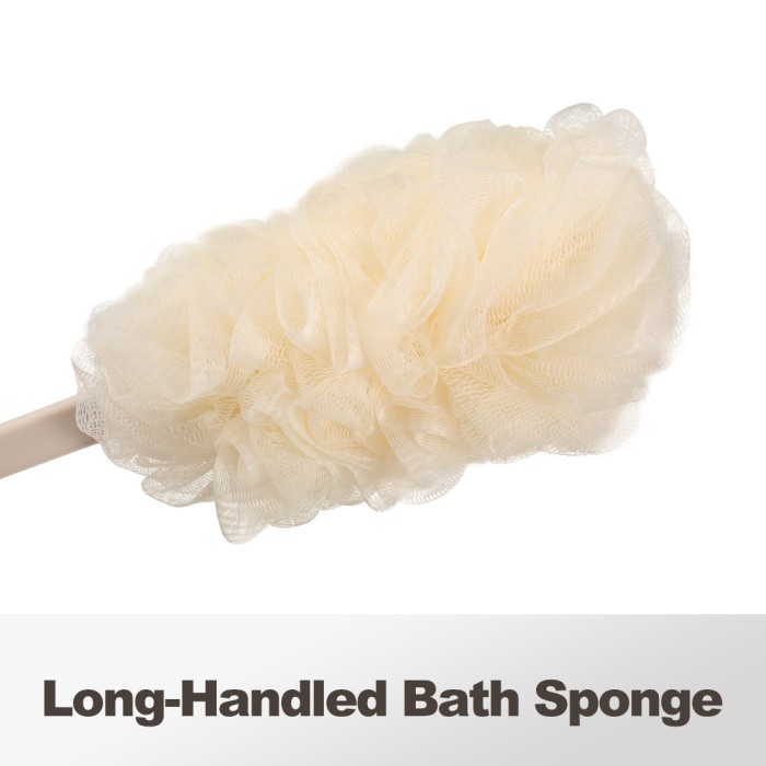 Terbaru Miniso Spons Mandi Bubble Shower Puff Bath Sponge Jaring Panjang