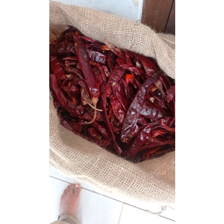 

( 1Kg ) Cabe Merah Besar Kering Tanpa Tangkai Tidak Pedas Kualitas Bagus