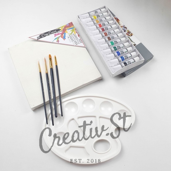 

CAT ACRYLIC SET 12 WARNA 18 WARNA AKRILIK LUKIS ORIGINAL TERBARU