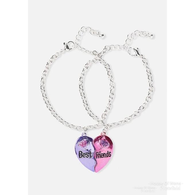 Justice Bff Best Friends Love Bracelet - Gelang Bff Justice Original
