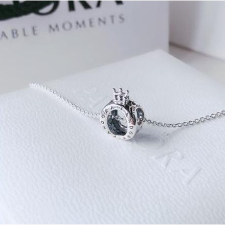 Promo Spesial Pandora Kalung Crown Charm Necklace Original 100% Berkualitas