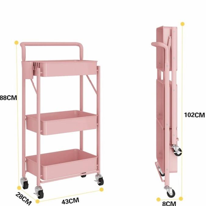 Rak 3 Susun Trolley