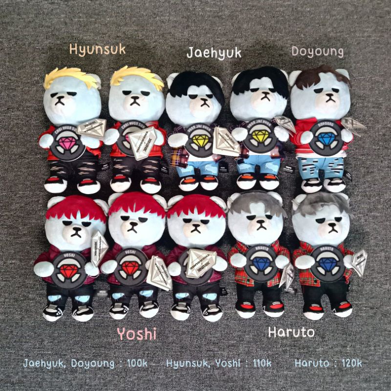 Ready Stock - Krunk Doll Treasure Offcial Boneka Hyunsuk Jihoon Yoshi Junkyu Jaehyuk Asahi Doyoung J