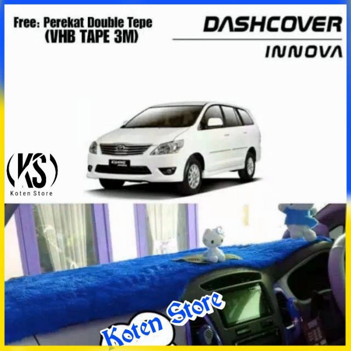 Asli Cover Dashboard Kijang Innova 2005-2015 Bulu Rasfur New Original