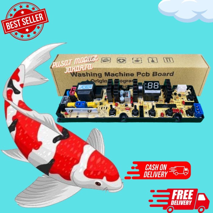 Modul Pcb Mesin Cuci Sanyo Hijap Aqw-89Xft-H Aqw90Xtf-H Aqw-99Xtf-H