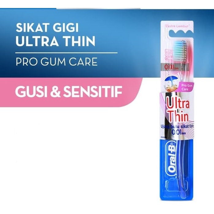

Gratis Ongkir Sikat Gigi Oral B Ultra Thin Bulu Sikat Kecil Extra Soft Pro Gum Care