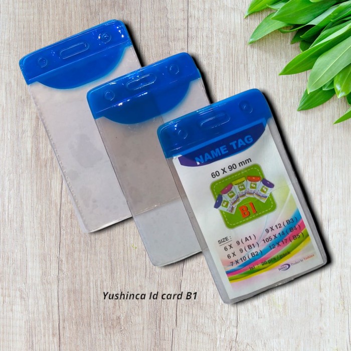 

Gratis Ongkir Name Tag Id Card Holder Warna Plastik Kantong Kartu Nama B1