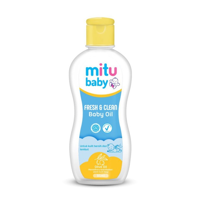 

Gratis Ongkir Minyak Pelembab Bayi Mitu Baby Oil 95 Ml