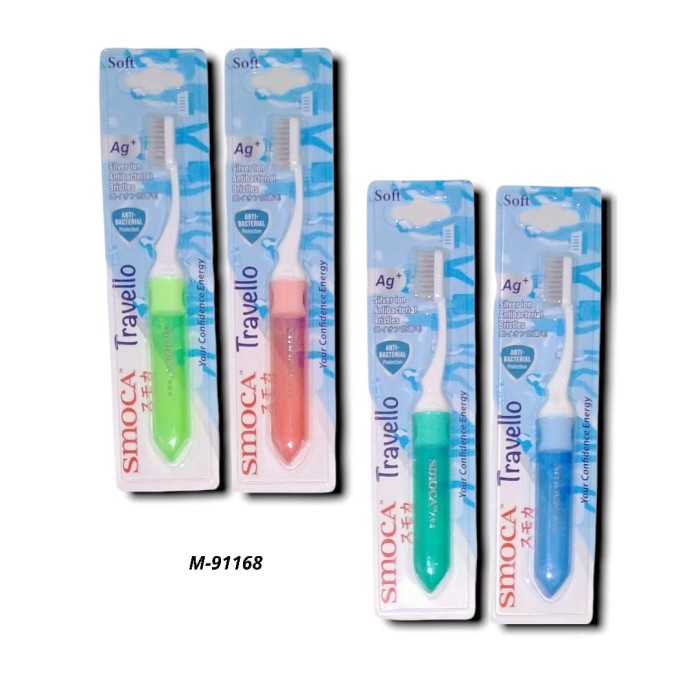 

Gratis Ongkir Sikat Gigi Travel Smoca Travello Anti Bakteri Soft Lembut