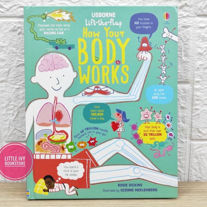 Usborne Lift The Flaps How Your Body Works. Buku Anak Import