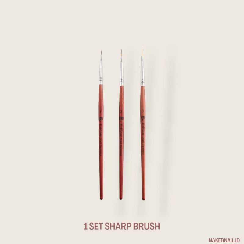 

Kuas Brush Lukis /Brush Lancip Isi 3 / Kuas Lukis /Brush Nail Art / Brush Ezflow Untuk Lukis Tajam
