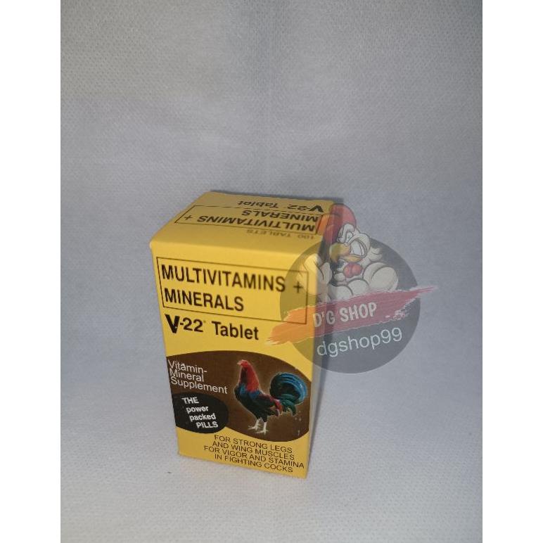 Ready V22 Filipin Obat MultiVitamin Ayam Jago Aduan Filipine Filipin